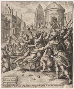 The Arrest of St. Paul by Jan I Sadeler