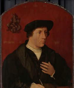 Portrait of a Man by Jan Jansz Mostaert (circle of)