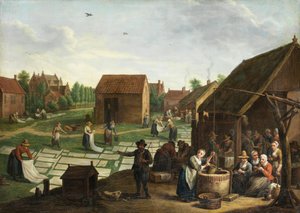 Bleachfield by Jan Josef Horemans the Younger