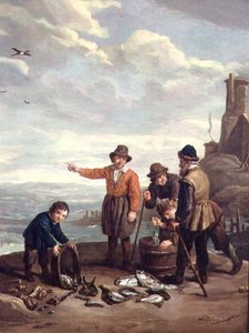 Fishermen on a Beach