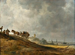 Beach Picture by Jan Josephsz van Goyen