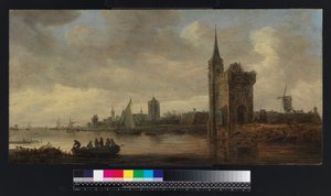 River Landscape with Boats