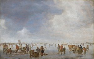 Winter Scene on the Ice