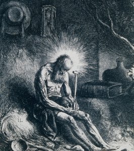 Saint Jerome by Jan Lievens