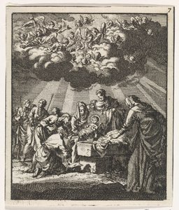 Adoration of the Shepherds by Jan Luyken