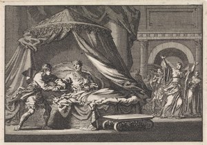 Achiab Prevents the Suicide of His Grandfather Herod by Jan Luyken