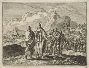 Christ Punishes Peter by Jan Luyken