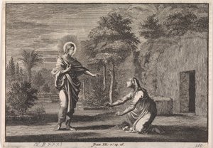 Christ Appears to Mary Magdalene (Noli me tangere) by Jan Luyken