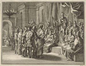 Christ before the High Priest Annas by Jan Luyken