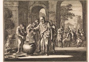 Elisa Turns the Poisoned Porridge into Good Food by Jan Luyken