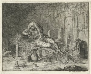Georg Wanger in Prison at Bressanone, 1591 by Jan Luyken