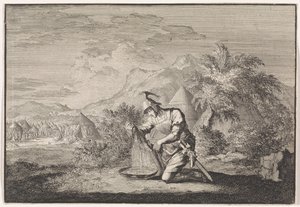 Gideon and the Wet Fleece by Jan Luyken