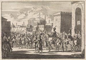 Entry of Sultan Mustafa II into Constantinople, 1695 by Jan Luyken