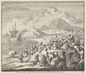 Paul Praying at the Shore of Tyre by Jan Luyken