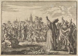 Polish Diet Proclaiming Augustus II the Strong and François Louis de Bourbon-Conti as King, 1697 by Jan Luyken