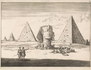 Pyramids and Sphinx of Giza by Jan Luyken