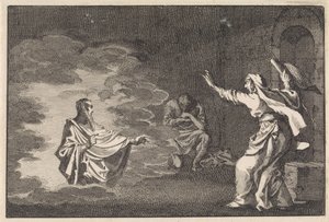 Saul with the Witch of Endor by Jan Luyken