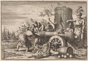 French Bombardment of Algiers, 1683 by Jan Luyken