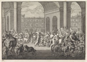 Expulsion of the Money Changers from the Temple by Jan Luyken