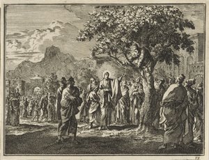 Zacchaeus in the Fig Tree by Jan Luyken