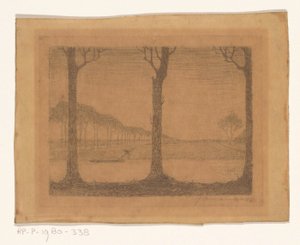 Trees Along the Canal by the Woudsterweg