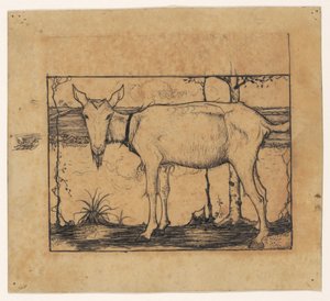 Goat by the Ditch by Jan Mankes