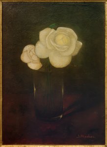 Camellias in Glass by Jan Mankes