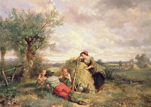 Haymaking by Jan Mari Henri Ten Kate