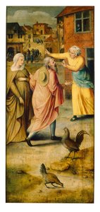 Mary and Joseph find no lodgings in Bethlehem