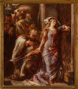 Queen Jadwiga and Dymitr of Goraj by Jan Matejko