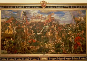 Jan III Sobieski setting free Vienna and sending the Victory message to the Pope by Jan Matejko