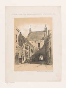 Street with Gate by Jan Mesker
