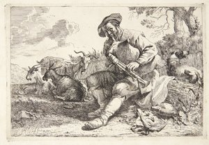 Shepherd with a Bagpipe