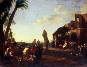 The Adoration of the Christ Child by Jan Miel