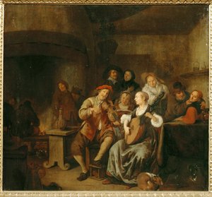 Farmers Making Music by Jan Miense Molenaer