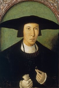 Portrait of a Young Man by Jan Mostaert
