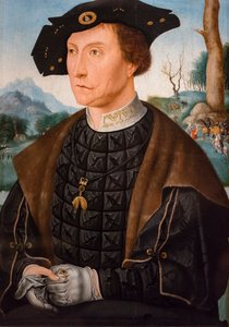 Portrait of Jan van Wassenaer, Viscount of Leiden, Governor of Friesland by Jan Mostaert