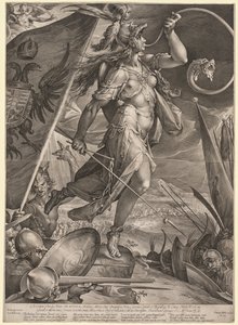 Bellona Leading the Armies of the Emperor against the Turks by Jan Muller