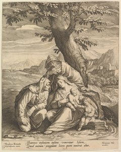 Holy Family with St. Elizabeth & St. John the Baptist by Jan Muller