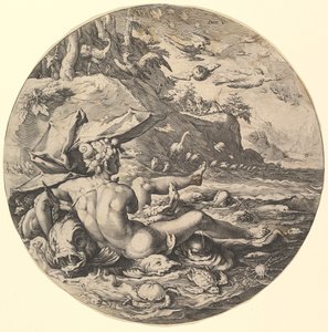 The Fifth Day Dies V, from the Series The Creation of the World by Jan Muller