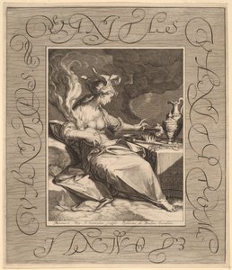 Vanity of Vanities, All is Vanity by Jan Pietersz Saenredam, after Abraham Bloemaert