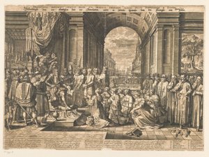 Depiction of the Miserable State of the Netherlands, under the Cruel Tyranny of the Duke of Alba by Jan Pietersz. van de Venne