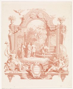 Allegorical Representation on the Occasion of the Marriage of Arnout van Citters and Sara Jacoba Ockerse by Jan Punt