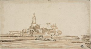 Haarlem Gate at Amsterdam by Jan Ruischer