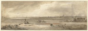 View of Naarden, Seen from Muiderberg by Jan Ruyscher