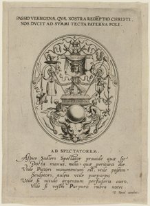 Title Page, from Passion of Christ by Jan Sadeler I