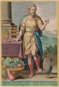 Aser by Jan Sadeler I after Crispen van den Broecke