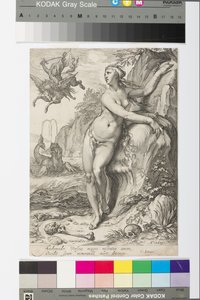 Andromeda (engraving) by Jan Saenredam