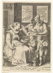 The Morning (The Four Times of the Day) by Jan Saenredam