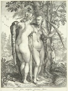 Diana and a Nymph by a Tree